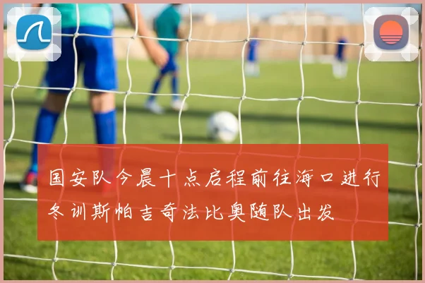 国安队今晨十点启程前往海口进行冬训斯帕吉奇法比奥随队出发